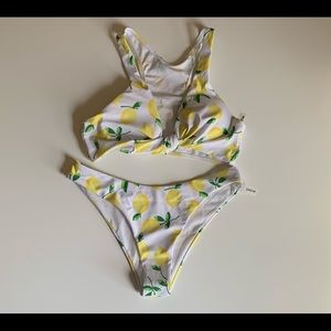 SHEIN NWOT Lemon Bikini